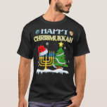 Happy Christmukkah Jewish Kerstkerst Hanukkah Chan T-shirt<br><div class="desc">Gelukkige Christmukkah Joodse Kerstmis Chanoeka 2</div>