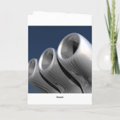 Happy Chrome Verjaardag Kaart (Achterkant)