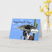 Happy cinco de Mayo boston wenskaart Kaart (Gele Bloem)