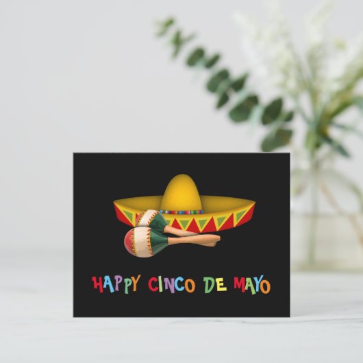 Happy Cinco de Mayo Briefkaart (Staand voorkant)