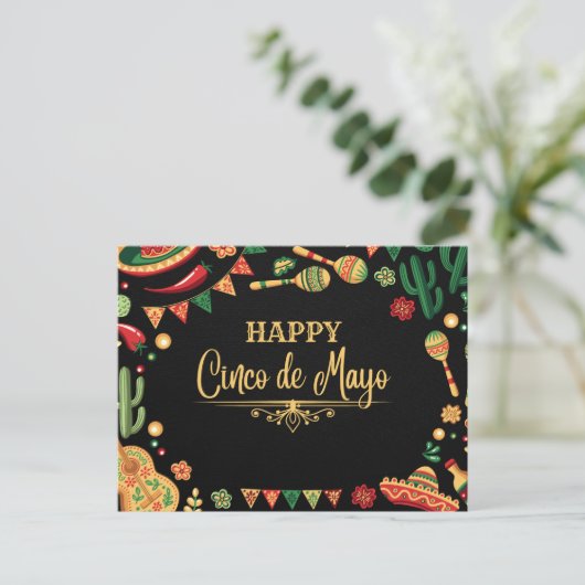 Happy Cinco De Mayo Briefkaart (Staand voorkant)