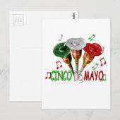 Happy Cinco de Mayo Briefkaart (Voorkant / Achterkant)