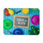 Happy Cinco de Mayo Day Cinco de Mayo Day Cinco de Magneet (Horizontaal)