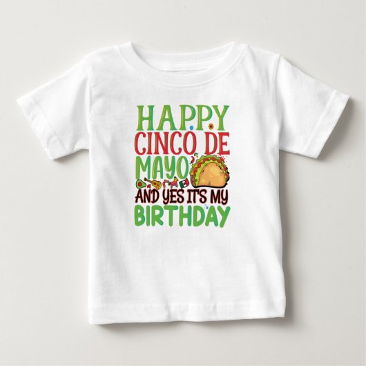 Happy Cinco De Mayo en ja, het is mijn verjaardag (Voorkant)