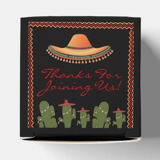 Happy Cinco De Mayo Favor Box Bedankdoosjes (Bovenkant)
