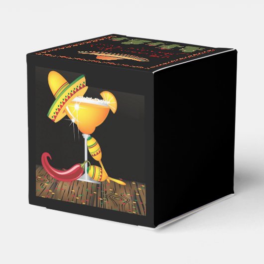 Happy Cinco De Mayo Favor Box Bedankdoosjes (Achterkant)