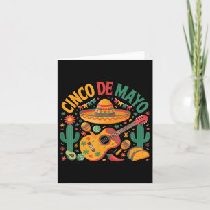 Happy Cinco De Mayo Fiesta Mexicaanse partij 5 De Kaart