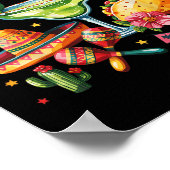 Happy Cinco de Mayo Fiesta Mexicaanse partij Manne Poster (Hoek)