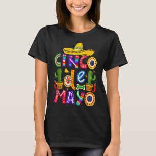 Happy Cinco De Mayo Fiesta Squad 5 De Mayo Mexicaa T-shirt