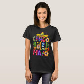 Happy Cinco De Mayo Fiesta Squad 5 De Mayo Mexicaa T-shirt (Voorkant volledig)