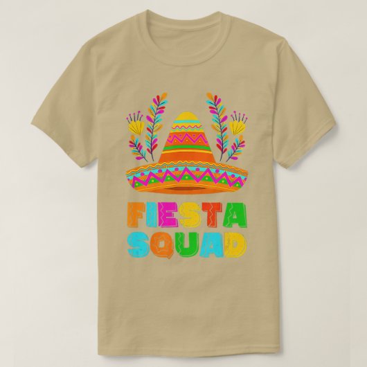 Happy Cinco De Mayo Fiesta Squad Mexican Party Par T-shirt (Design voorkant)