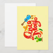 Happy Cinco de Mayo Greeting Card Feestdagenkaart (Voorkant / Achterkant)