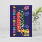 Happy Cinco de Mayo Greeting Card Feestdagenkaart (Staand voorkant)