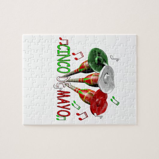 Happy Cinco de Mayo Legpuzzel (Horizontaal)