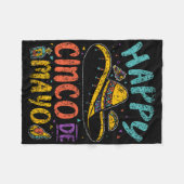 Happy Cinco de Mayo Mexicaans Mexico Fiesta Cinco Fleece Deken (Voorkant (Horizontaal))