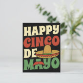 happy-cinco-de-mayo-mexican-festival-cinco-de-mayo briefkaart (Staand voorkant)