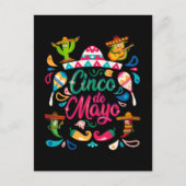 Happy Cinco De Mayo Mexican Fiesta Briefkaart (Voorkant)