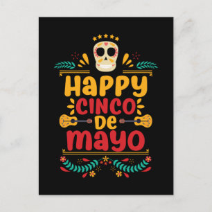 Happy Cinco De Mayo Mexican Fiesta Briefkaart