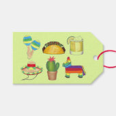 Happy Cinco de Mayo Mexican Fiesta Celebration Cadeaulabel (Voorkant (Horizontaal))