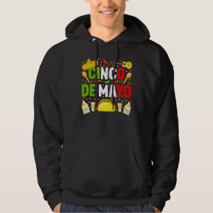 Happy Cinco De Mayo Mexican Party Family Matching Hoodie