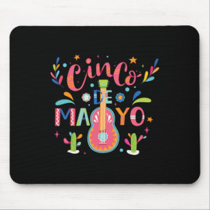 Happy Cinco de Mayo Mexico Fiesta Taco Gitaar Cinc Muismat