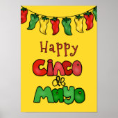 Happy Cinco de Mayo Poster (Voorkant)