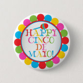 Happy Cinco De Mayo Ronde Button 5,7 Cm (Voorkant)