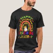 Happy Cinco De Mayo Sheep die Sombrero Rainbo draa T-shirt (Voorkant)