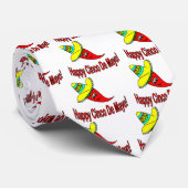 Happy Cinco De Mayo Stropdas (Opgerold)