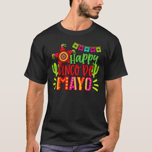 HAPPY CINCO DE MAYO T-SHIRT (Voorkant)