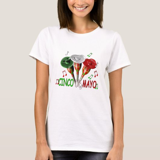 Happy Cinco de Mayo T-shirt (Voorkant)
