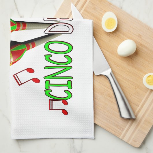 Happy Cinco de Mayo Theedoek (Quarter Fold)