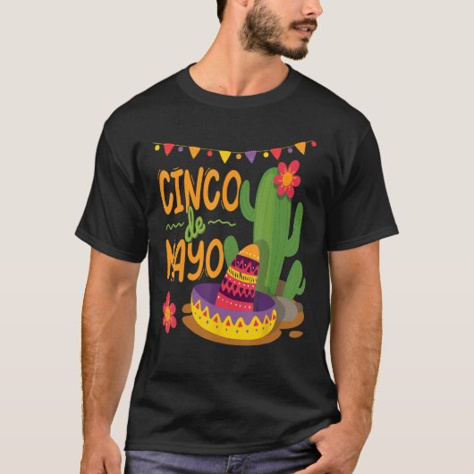 Happy Cinco De Mayo Viva Mexico 5 De Mayo 1 T-shirt (Voorkant)