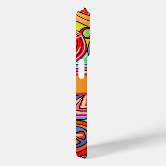 Happy Circles telefoonhoesje Case-Mate iPhone Case (Achterkant / Rechts)