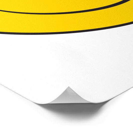 Happy Classic Face Poster (Hoek)