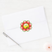 Happy Classic Round Sticker (Envelop)