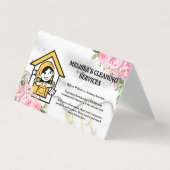 Happy Cleaner | zeep | Bloemen Visitekaartje (Voorkant)