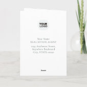 Happy CLOSING Day Real Estate Wenskaart Kaart (Achterkant)