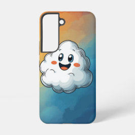 Happy Cloud Anime Telefoonhoesje Samsung Galaxy Hoesje