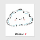 Happy Cloud Sticker (Vel)