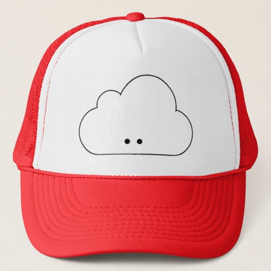 Happy Cloud voor je hoofd! Trucker Pet (Voorkant)