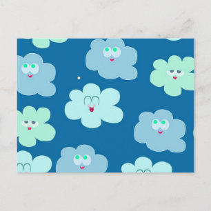 Happy Clouds Briefkaart