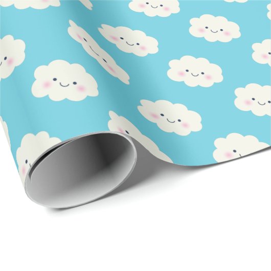 Happy Clouds Cadeaupapier (Rol Hoek)