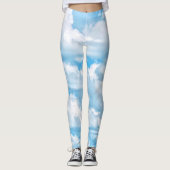 Happy Clouds Decor on Leggings (Voorkant)