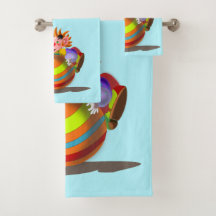 Happy Clown badhanddoek set - 