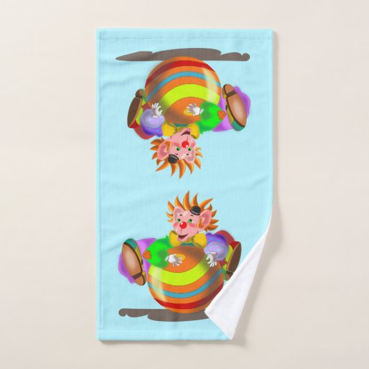 Happy Clown badhanddoek set - Bad Handdoek (Handdoek)