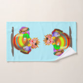 Happy Clown badhanddoek set -  Bad Handdoek (Handdoek)