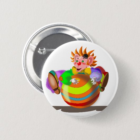 Happy Clown Button (Voorkant /achterkant)