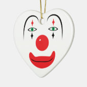 Happy Clown Face Keramisch Ornament (Links)