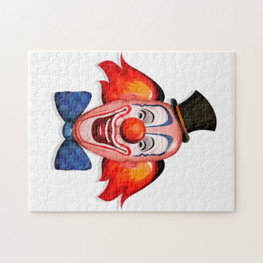 Happy Clown Face Legpuzzel (Horizontaal)